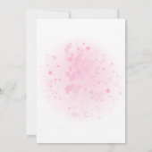  Girl Sleepover birthday party Kaart (Achterkant)