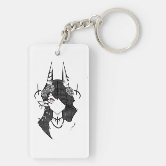 Girl, sleutelhanger (achterkant)