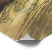 'Girl Sliding Down Water Herfst' - LaFarge Print (Hoek)