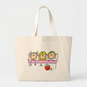 Girl Slumber Party Bag Grote Tote Bag