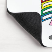 Girl Smart omdat ik lees Muismat (Hoek)