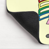 Girl Smart omdat ik Tshirts en cadeautjes lees Muismat (Hoek)