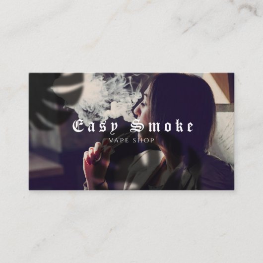 Girl Smoke Vape Shop Visitekaartje (Voorkant)