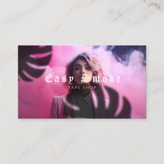 Girl Smoke Vape Shop Visitekaartje (Voorkant)