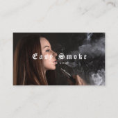 Girl Smoke Vape Shop Visitekaartje (Voorkant)