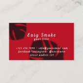 Girl Smoke Vape Shop Visitekaartje (Achterkant)