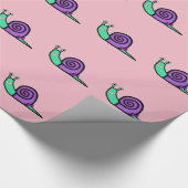 Girl Snail Cadeaupapier (Hoek)