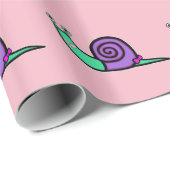 Girl Snail Cadeaupapier (Rol Hoek)