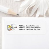 Girl Soccer Goal Keeper T-shirts en cadeautjes Etiket (Insitu)