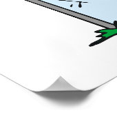 Girl Soccer Goalie T-shirts en Gifts Poster (Hoek)