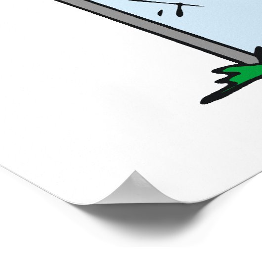 Girl Soccer Goalie T-shirts en Gifts Poster (Hoek)