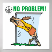 Girl Soccer Goalie T-shirts en Gifts Poster (Voorkant)