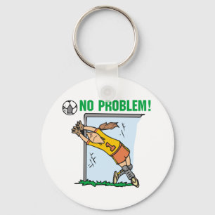 Girl Soccer Goalie Tshirts en Gifts Sleutelhanger
