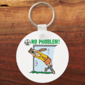 Girl Soccer Goalie Tshirts en Gifts Sleutelhanger (Voorkant)