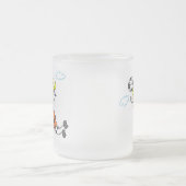 Girl Soccer Jump Tshirts en Gifts Matglas Koffiemok (Center)