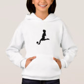 Girl Soccer Player Silhouette (Voorkant)