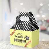 Girl Softball Birthday Party Bedankdoosjes