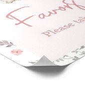 Girl Some Bunny Baby shower Favors Poster (Hoek)