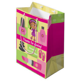 Girl Spa Birthday Party Guest Favor Medium Cadeauzakje