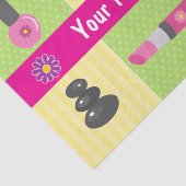 Girl Spa Birthday Party Tissuepapier (Detail)