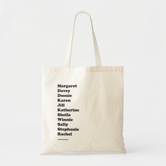 Girl Squad Library Canvas tas (Voorkant)