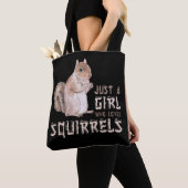 Girl Squirrel Lover Tote Bag (Dichtbij)