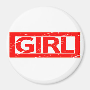 Girl Stamp Magneet
