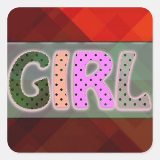 Girl Sticker (Voorkant)