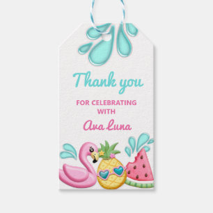 Girl Summer Beach Birthday Favor Cadeaulabel