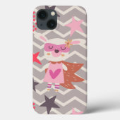 Girl Superheld Bunny Case-Mate iPhone Case (Achterkant)