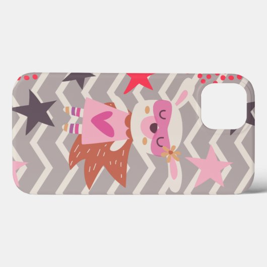 Girl Superheld Bunny Case-Mate iPhone Case (Achterkant (horizontaal))