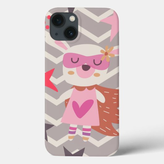 Girl Superheld Bunny Case-Mate iPhone Case (Achterkant)