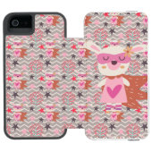 Girl Superheld Bunny Incipio iPhone Portemonnee Hoesje (Agenda Open)