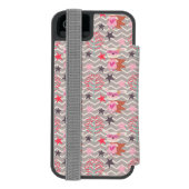 Girl Superheld Bunny Incipio iPhone Portemonnee Hoesje (Agenda Achterkant)