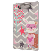 Girl Superheld Bunny Klembord (Links)