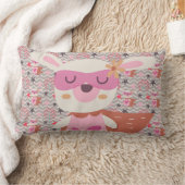 Girl Superheld Bunny Kussen (Deken)