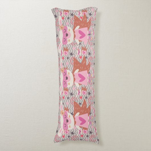 Girl Superheld Bunny Lichaamskussen (Voorkant Verticaal)