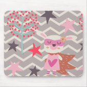 Girl Superheld Bunny Muismat (Voorkant)