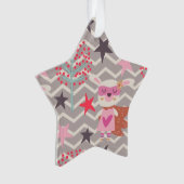 Girl Superheld Bunny Ornament (voorkant)