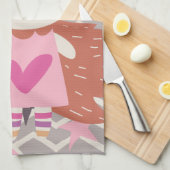 Girl Superheld Bunny Theedoek (Quarter Fold)