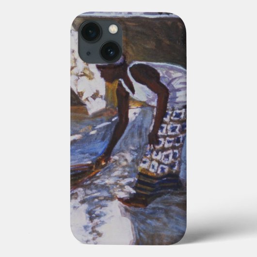Girl Sweeping I 2002 Case-Mate iPhone Case (Achterkant)