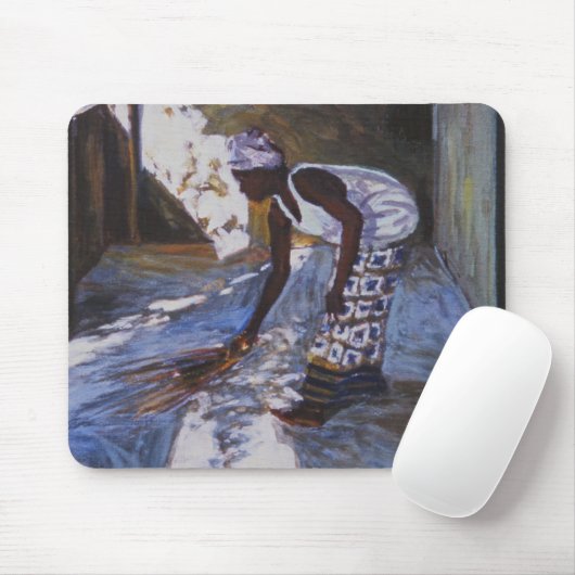 Girl Sweeping I 2002 Muismat (Met muis)