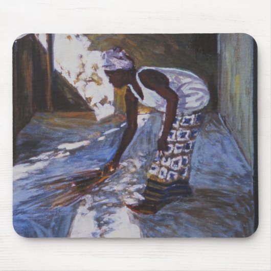 Girl Sweeping I 2002 Muismat (Voorkant)