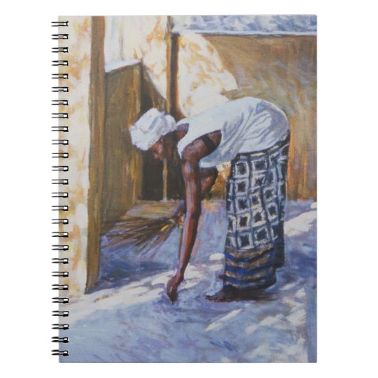Girl Sweeping II 2002 Notitieboek (Voorkant)