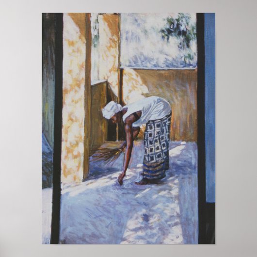 Girl Sweeping II 2002 Poster (Voorkant)