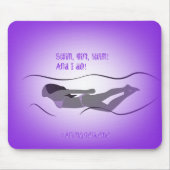 Girl Swimmer Mouse Mat Muismat (Voorkant)