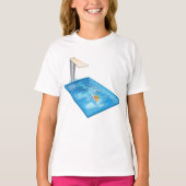 Girl Swimming T-Shirt (Voorkant)