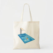 Girl Swimming Tote Bag (Voorkant)