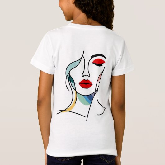 Girl T-Shirt (Achterkant)