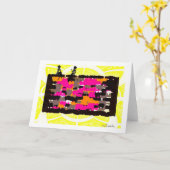 Girl Talk 2D Wenskaart (niet geschikt voor iPhone) Kaart (Gele Bloem)